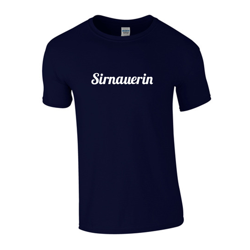 Navy T-Shirt Sirnauerin, Unisex-Passform, Größe S