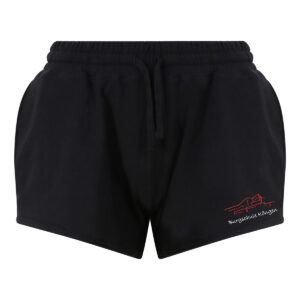 Schwarze Sporthose kurz Mädchen, XS.