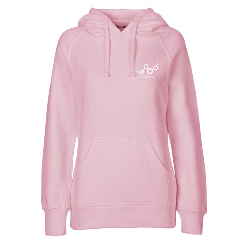 Bio Hoodie Mädchen, hellrosa.